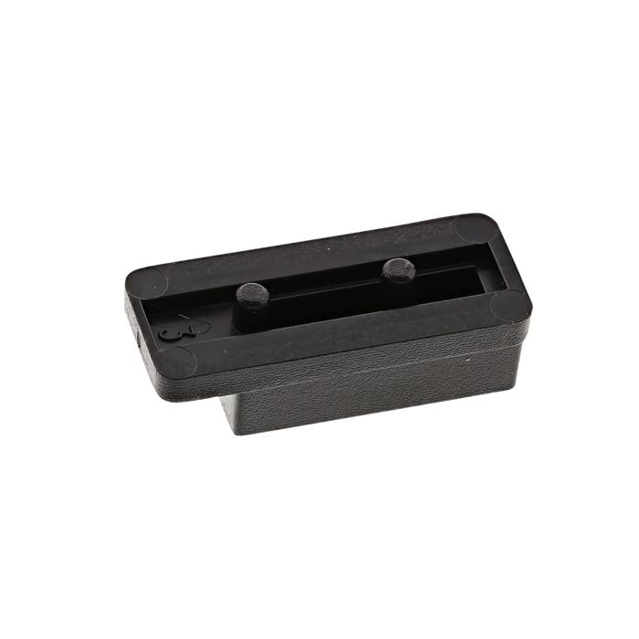 push button, black,