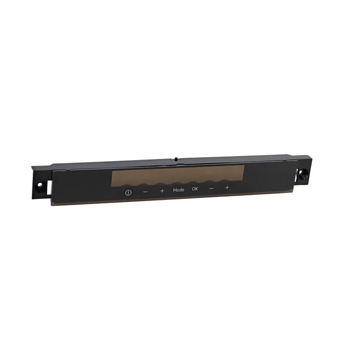 control panel, assembly, silkscreened, 7802, 334.6x41.6mm