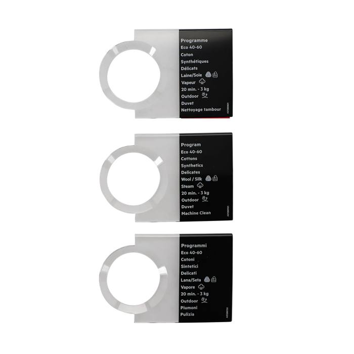 programme plate,knob,magnetic,I,F,EN