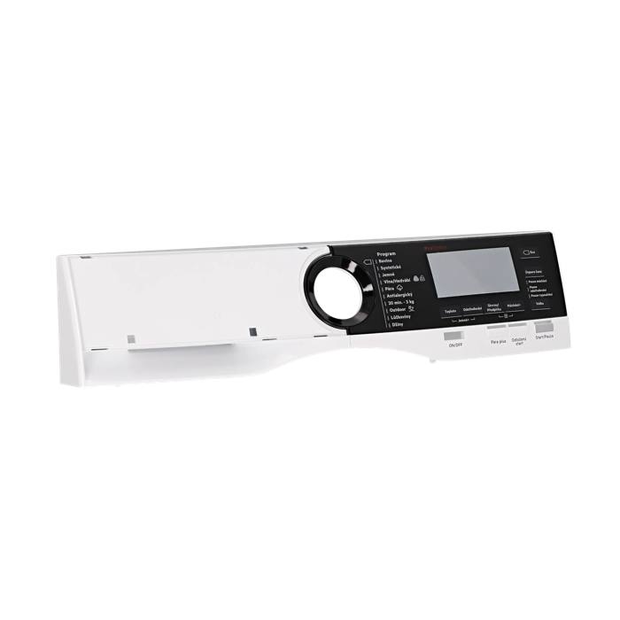 control panel, white