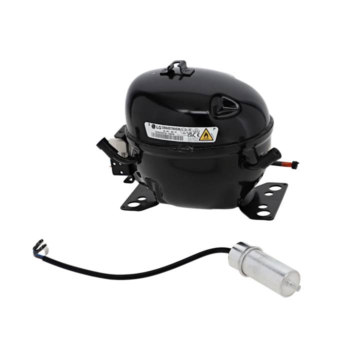 Compressor, starter, protector,