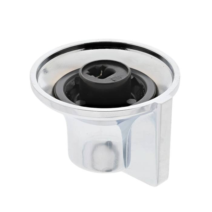 knob, silver