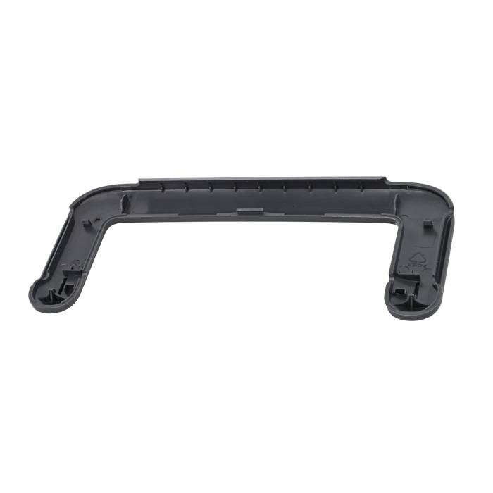 basket handle, front, dark grey,