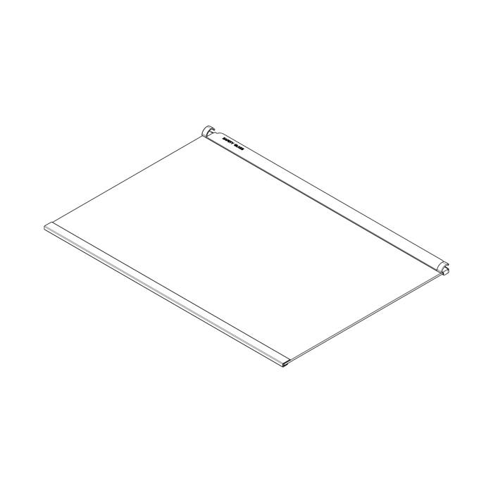glass shelf,complete,neutral,677x410.1mm