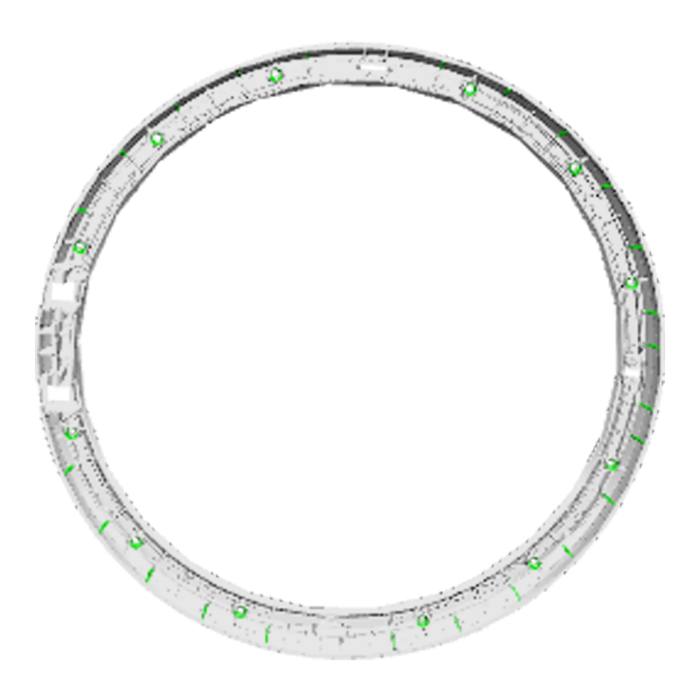 binnendeur, kader, Ø475,3mm
