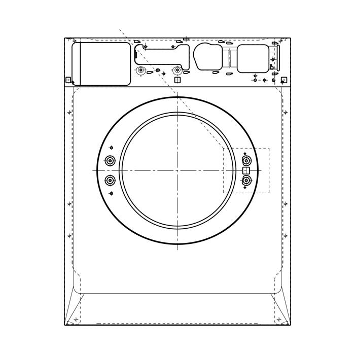 cabinet, front, white, CW