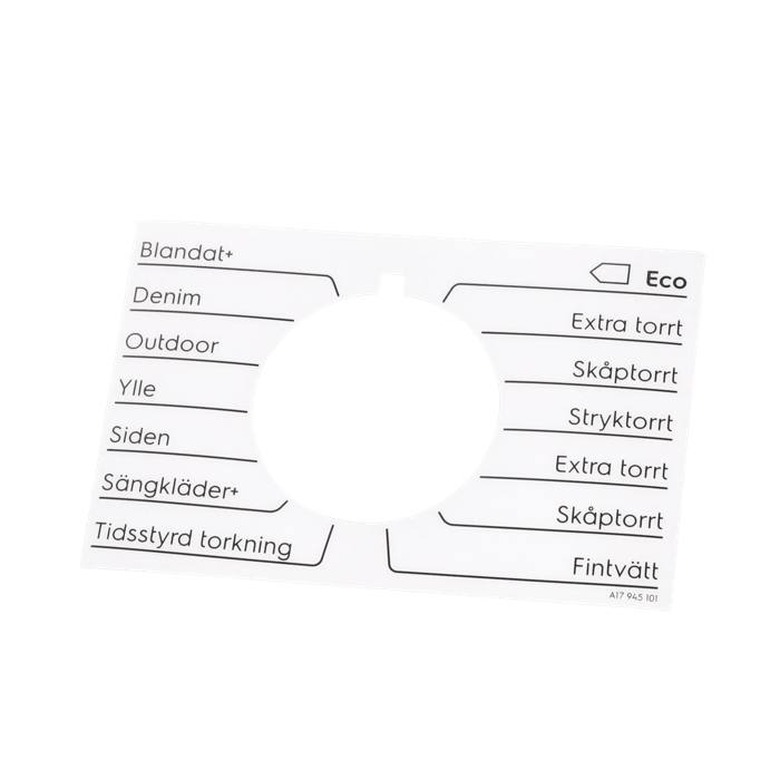 programme plate,knob,adhesive,SV
