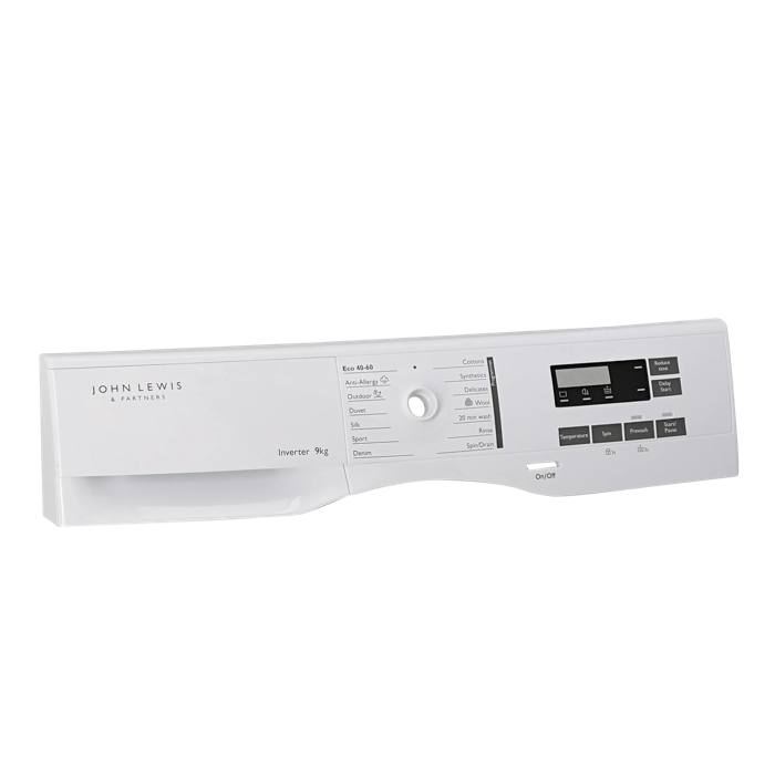 control panel, white, John Lewis, EN