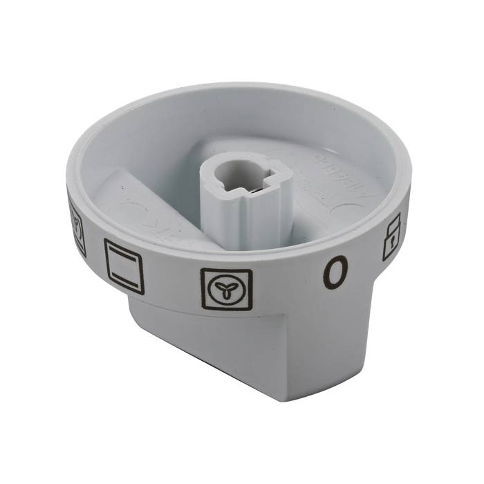 knob, function, white, 9+0
