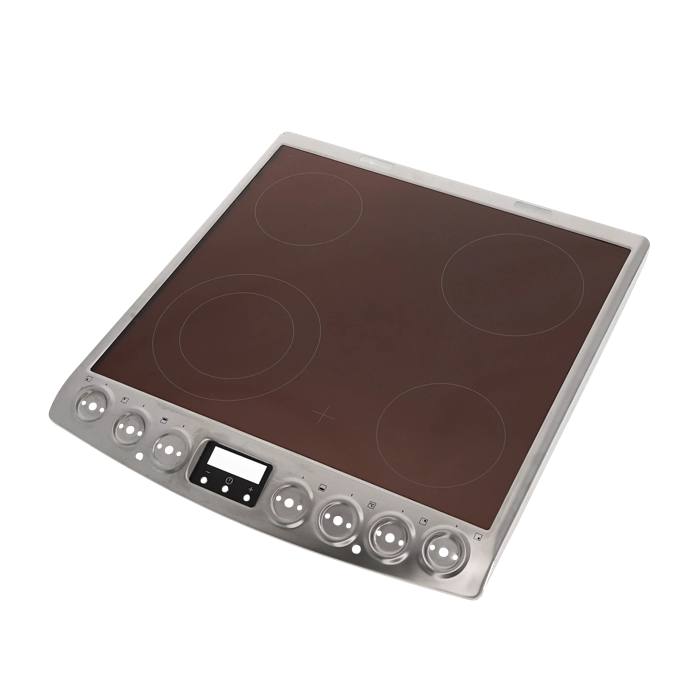 cooking top with frame,inox,60cm