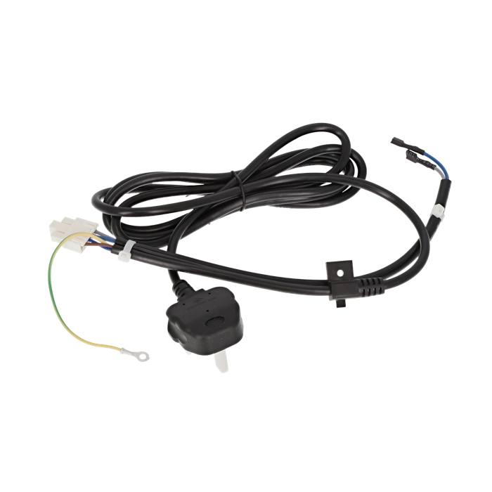 power cable, black, 2m, UKplug