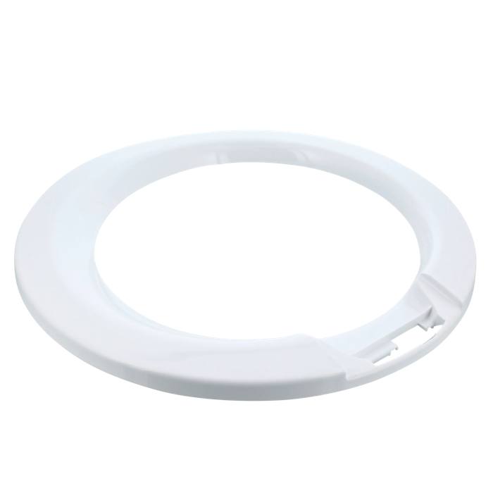 Cadre avant de hublot blanc pour lave-linge