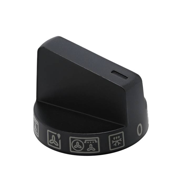 knob, function, mat black, 10+0