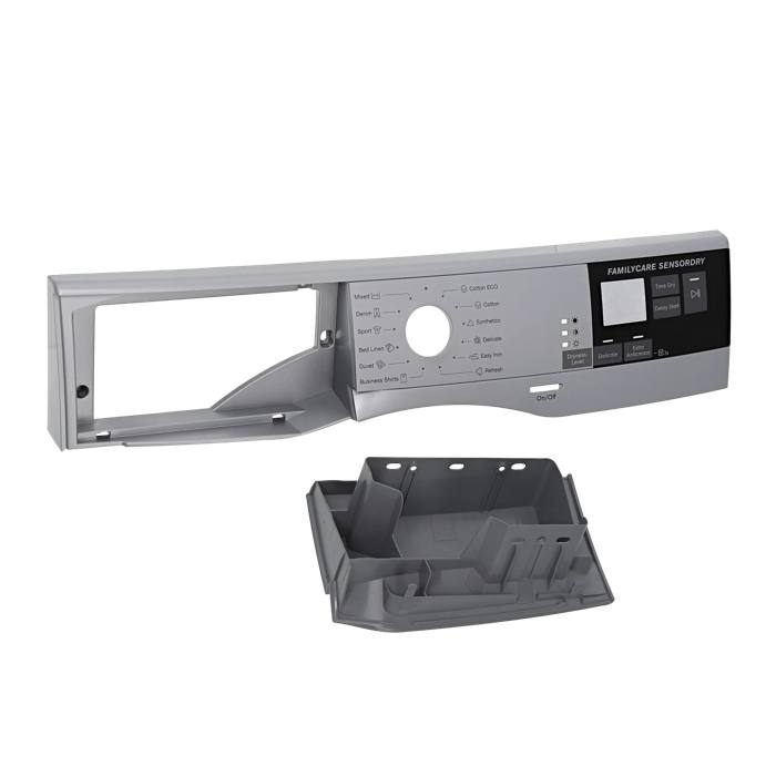 control panel, silver, Zanussi
