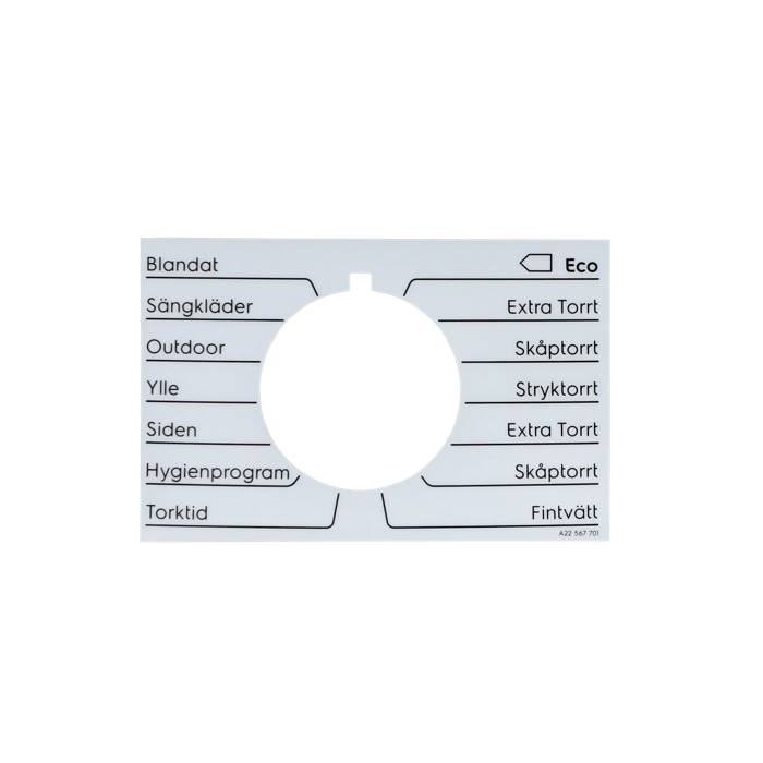 programme plate,knob,adhesive,SV