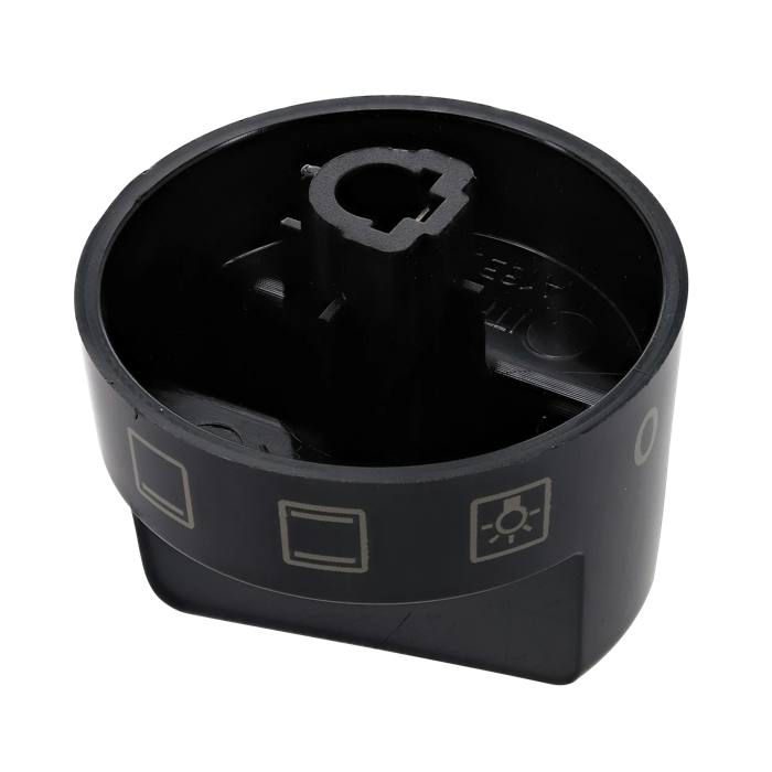knob, function, black, 9+0