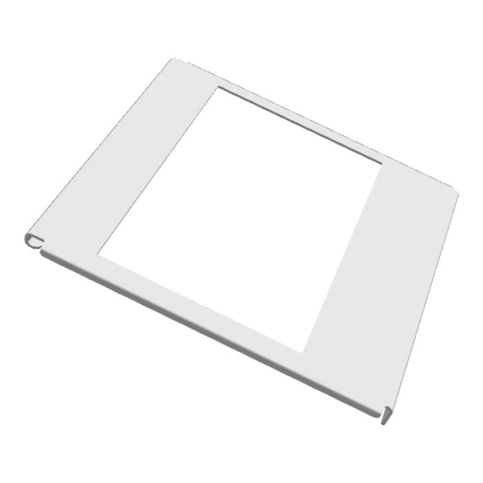 frame side, right, silver