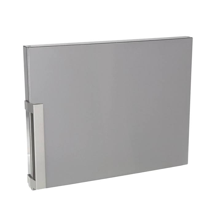 porta congelatore, assieme, inox, 610x700mm