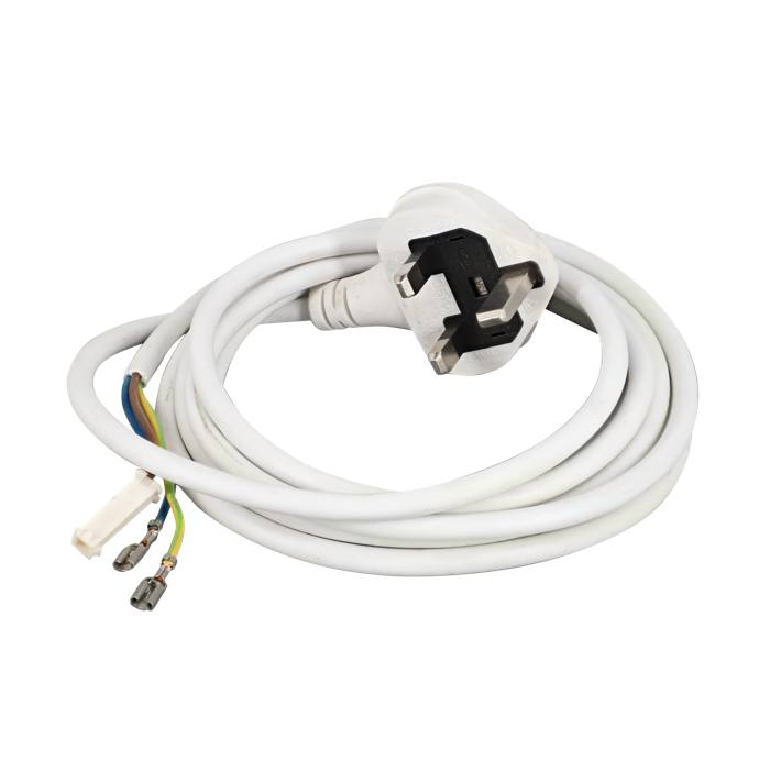 power cable, plastic, 2450mm, UK