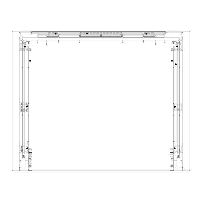 front glass,cast iron,Electrolux-Rex,592x463mm