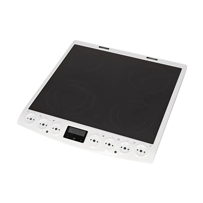 cooking top with frame,white,60cm