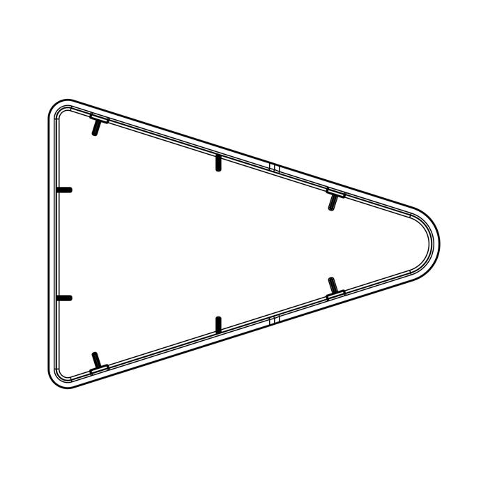 hinge cover, upper, 7809,77.9x9.7mm