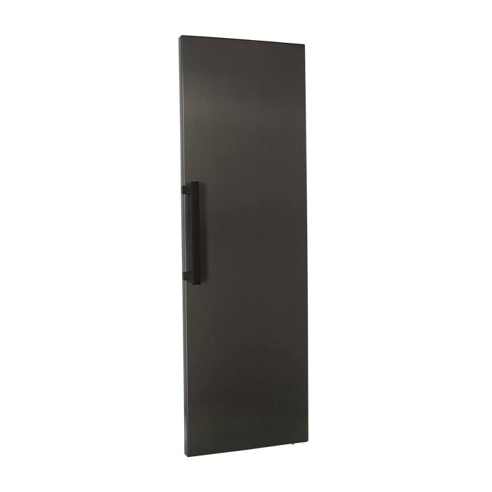 dörr kyl-, sats, svart, SS, 1860x595mm