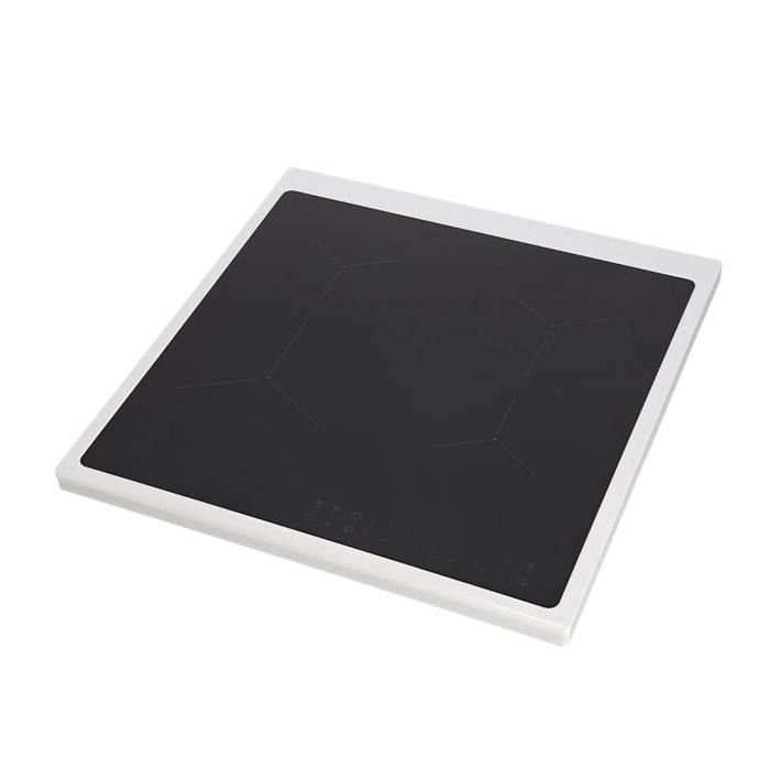 GLASPLATTE MIT RAHMEN,WEISS,59