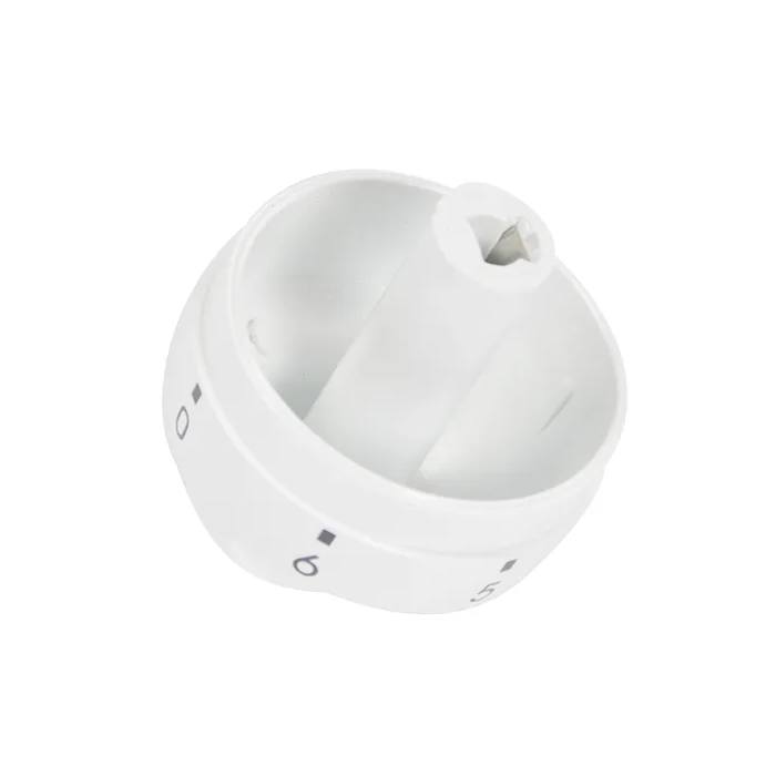 White Hob Control Knob