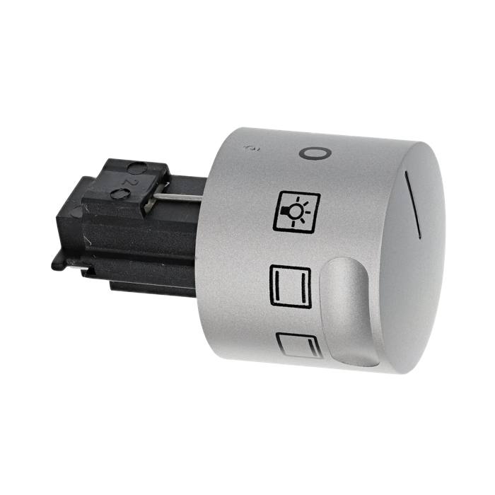 KNEBEL,FUNKTIONEN,INOX,9+0