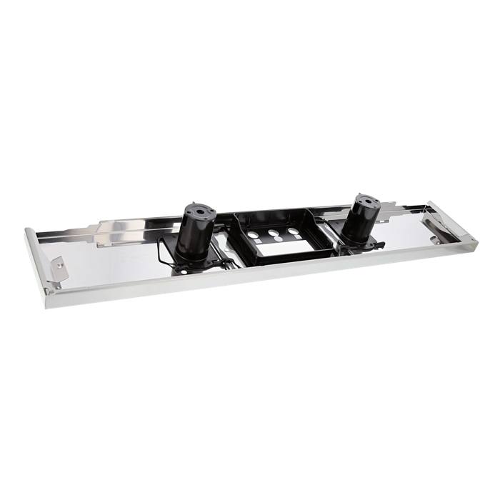 BEDIENBLENDE,INOX,60CM,SET,2K