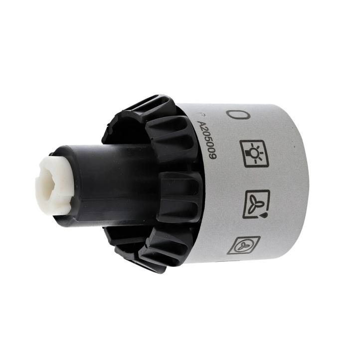 knob, function, grey, 9+0