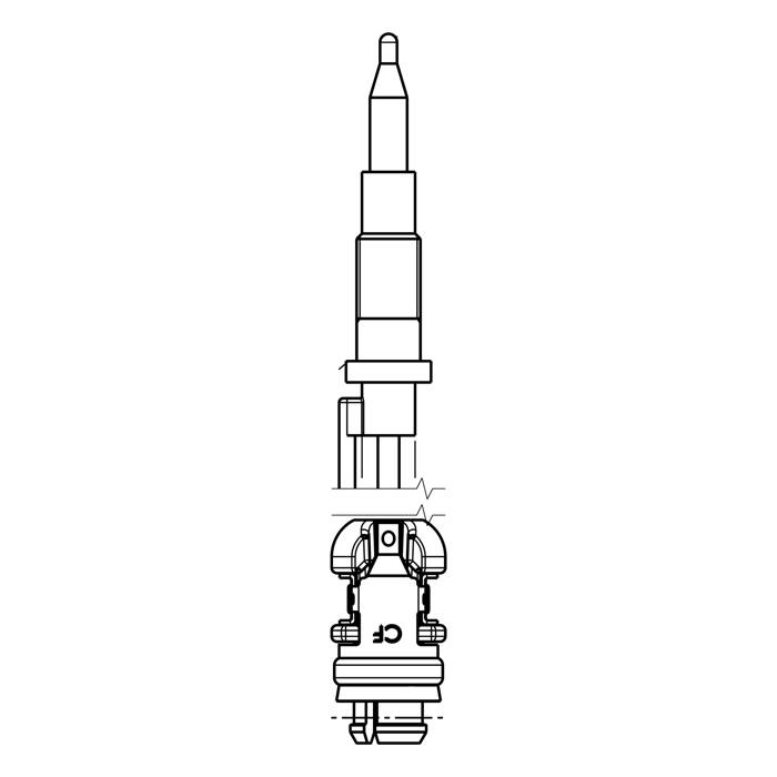 thermocouple,burner,DEFENDI L=300