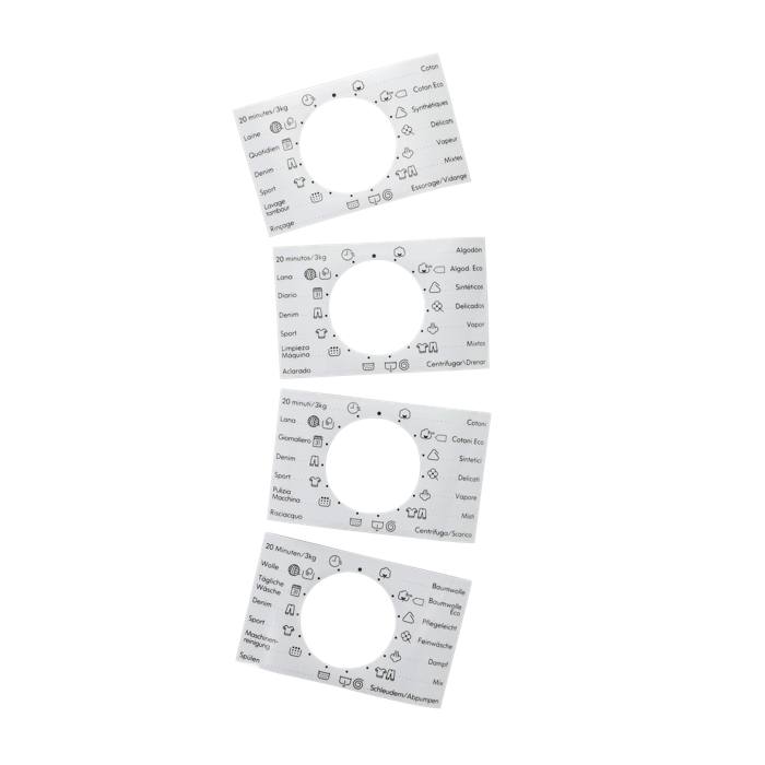 programme plate,knob,adhesive,IT,ES,FR,DE