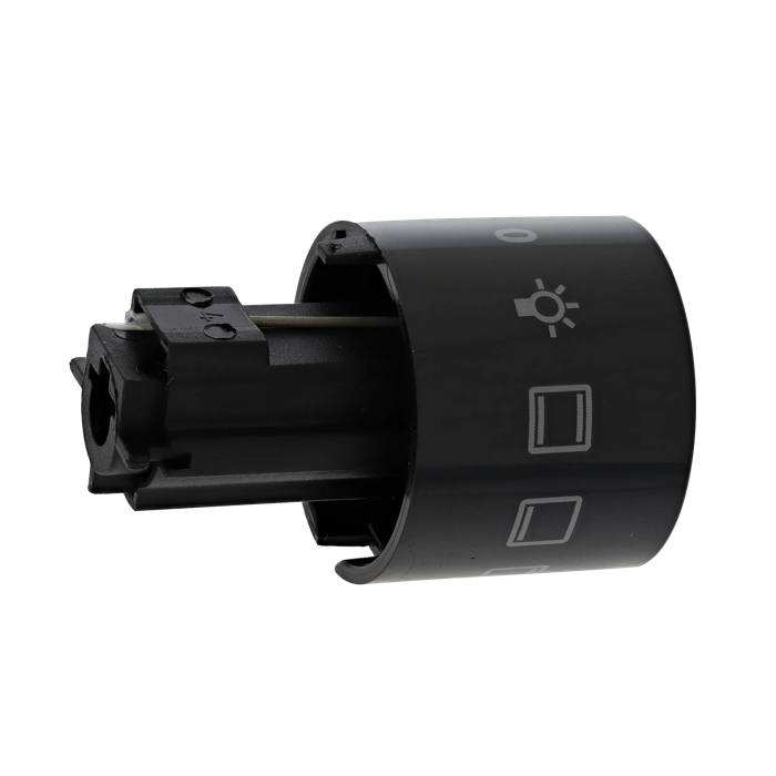 knob, function, black, 9+0