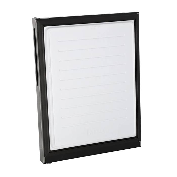 freezer door, assembly, black, 808x595mm