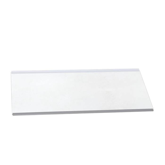 glass shelf, complete, neutral, 608.6x289.2mm