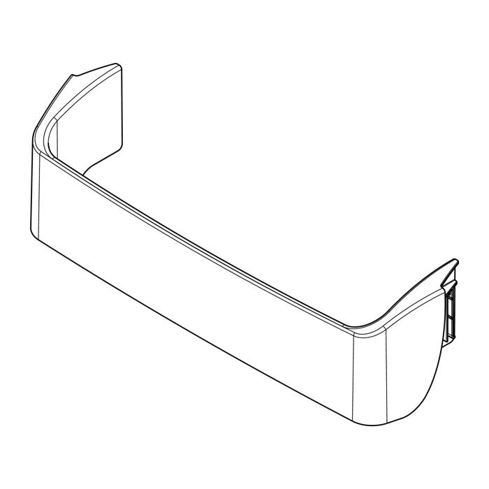 Flessenplank koelkast