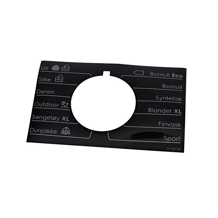 programme plate,knob,adhesive,NO