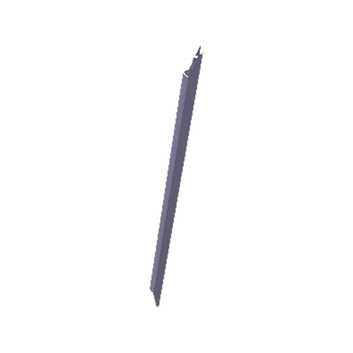 Türgriff, schwarz, 518mm/460mm