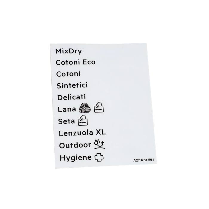programme plate, adhesive, IT