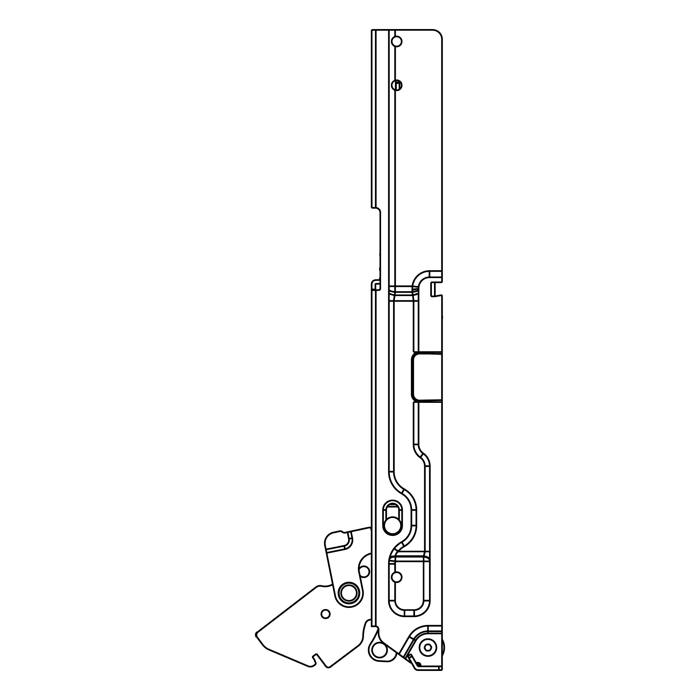 hinge, oven door, 6.5-7.35kg