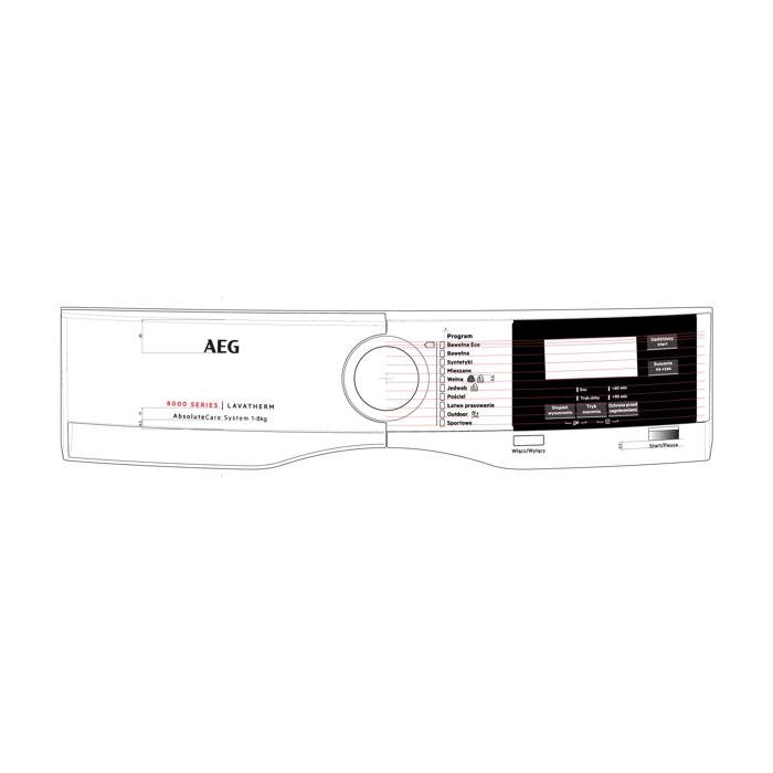 control panel, white, AEG