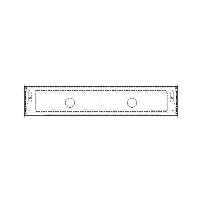BEDIENBLENDE,INOX,60CM, LUX, 2