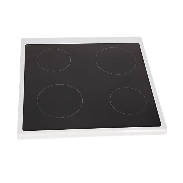 cooking top with frame,white,596x600mm