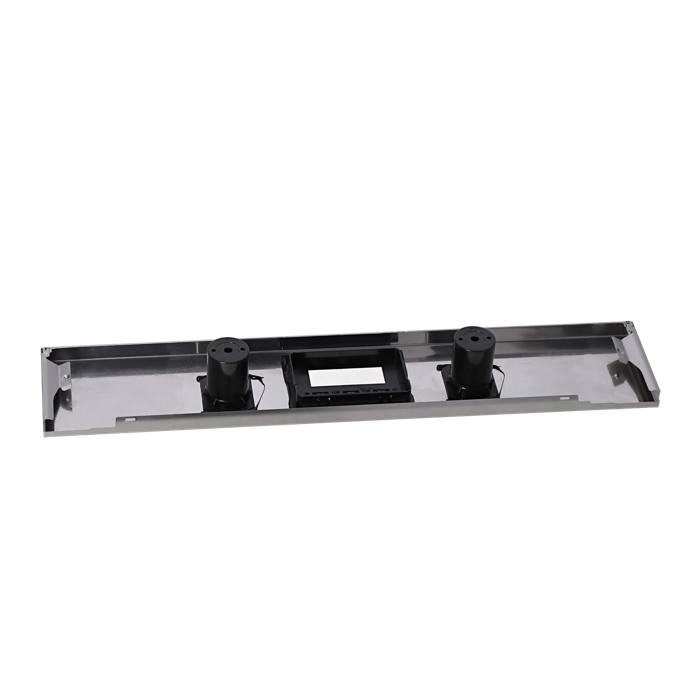 Bedienblende, Inox, 60cm, SET, 2K