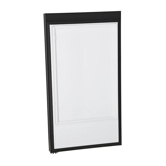 refrigerator door, assembly, black, 1116x595mm