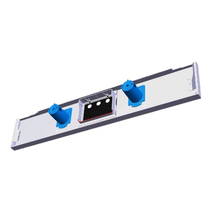 BEDIENBLENDE,INOX,60CM,SET,2K