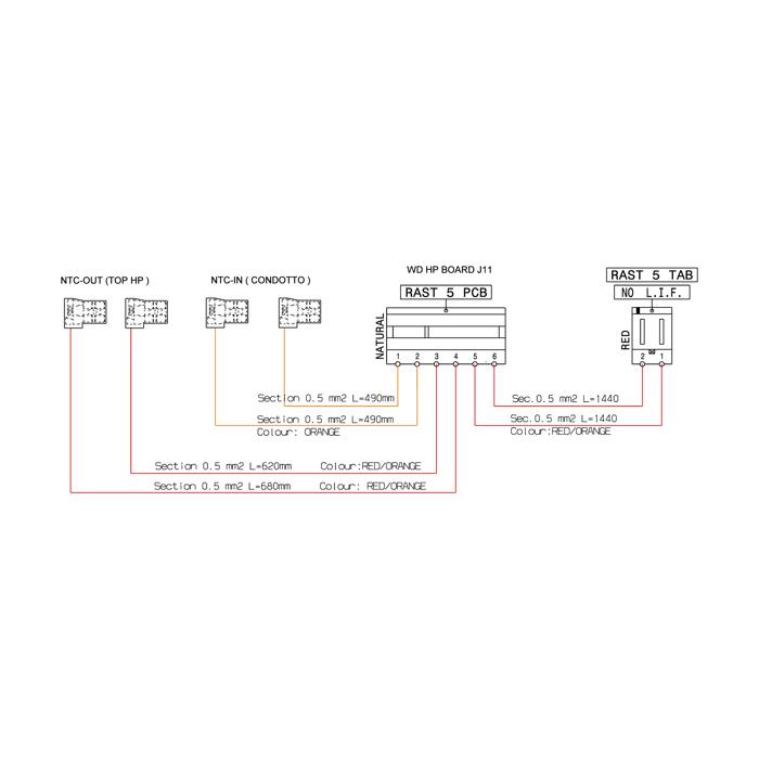harness,temperature sensor,drying,PCB,J11