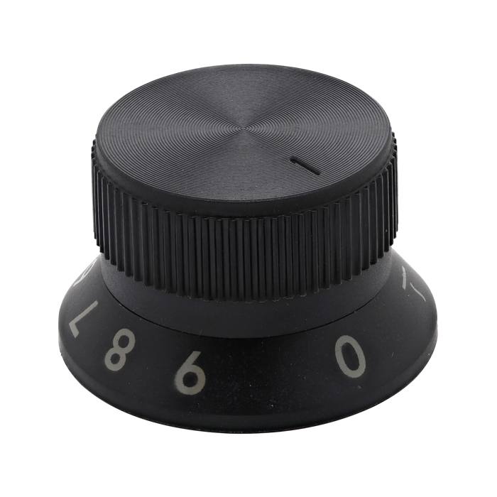knob, energy regulator, black, 9-0